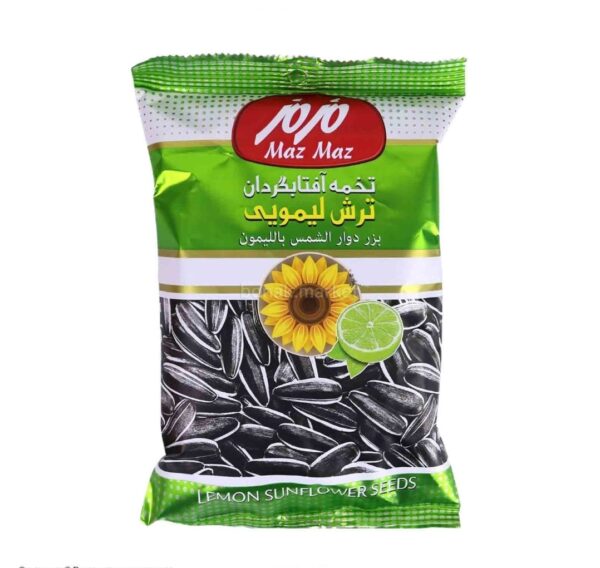 تخمه آفتابگردان ترش لیمویی مزمز 130 گرم